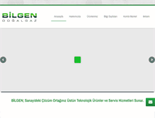 Tablet Screenshot of bilgendogalgaz.com